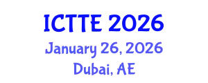 International Conference on Traffic and Transportation Engineering (ICTTE) January 26, 2026 - Dubai, United Arab Emirates