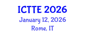 International Conference on Traffic and Transportation Engineering (ICTTE) January 12, 2026 - Rome, Italy