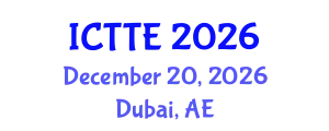 International Conference on Traffic and Transportation Engineering (ICTTE) December 20, 2026 - Dubai, United Arab Emirates