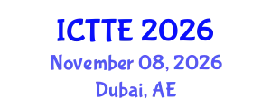 International Conference on Traffic and Transportation Engineering (ICTTE) November 08, 2026 - Dubai, United Arab Emirates