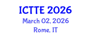 International Conference on Traffic and Transportation Engineering (ICTTE) March 02, 2026 - Rome, Italy