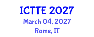 International Conference on Traffic and Transportation Engineering (ICTTE) March 04, 2027 - Rome, Italy