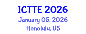 International Conference on Traffic and Transportation Engineering (ICTTE) January 05, 2026 - Honolulu, United States