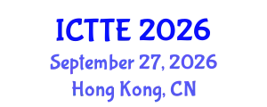 International Conference on Traffic and Transportation Engineering (ICTTE) September 27, 2026 - Hong Kong, China