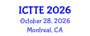 International Conference on Traffic and Transportation Engineering (ICTTE) October 28, 2026 - Montreal, Canada