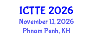 International Conference on Traffic and Transportation Engineering (ICTTE) November 11, 2026 - Phnom Penh, Cambodia