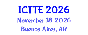 International Conference on Traffic and Transportation Engineering (ICTTE) November 18, 2026 - Buenos Aires, Argentina