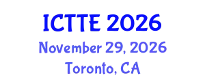 International Conference on Traffic and Transportation Engineering (ICTTE) November 29, 2026 - Toronto, Canada