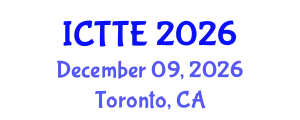 International Conference on Traffic and Transportation Engineering (ICTTE) December 09, 2026 - Toronto, Canada
