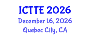 International Conference on Traffic and Transportation Engineering (ICTTE) December 16, 2026 - Quebec City, Canada