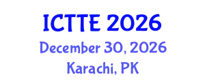 International Conference on Traffic and Transportation Engineering (ICTTE) December 30, 2026 - Karachi, Pakistan
