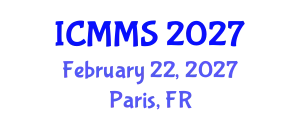 International Conference on Marketing and Management Sciences (ICMMS) February 22, 2027 - Paris, France