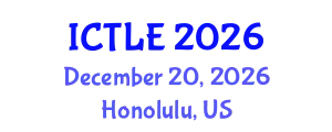 International Conference on Transportation and Logistics Engineering (ICTLE) December 20, 2026 - Honolulu, United States