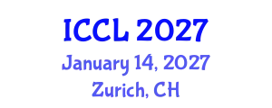 International Conference on Cognitive Linguistics (ICCL) January 14, 2027 - Zurich, Switzerland