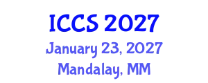 International Conference on Cognitive Science (ICCS) January 23, 2027 - Mandalay, Myanmar