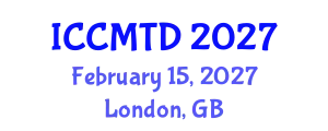 International Conference on Communication, Media, Technology and Design (ICCMTD) February 15, 2027 - London, United Kingdom