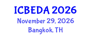 International Conference on Biomedical Electronics, Devices and Applications (ICBEDA) November 29, 2026 - Bangkok, Thailand
