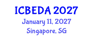 International Conference on Biomedical Electronics, Devices and Applications (ICBEDA) January 11, 2027 - Singapore, Singapore