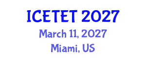 International Conference on Emerging Trends in Engineering and Technology (ICETET) March 11, 2027 - Miami, United States