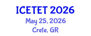 International Conference on Emerging Trends in Engineering and Technology (ICETET) May 25, 2026 - Crete, Greece
