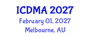 International Conference on Data Mining and Applications (ICDMA) February 01, 2027 - Melbourne, Australia