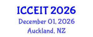 International Conference on Computer Engineering and Information Technology (ICCEIT) December 01, 2026 - Auckland, New Zealand