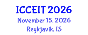 International Conference on Computer Engineering and Information Technology (ICCEIT) November 15, 2026 - Reykjavik, Iceland