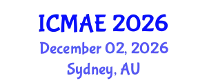 International Conference on Mechanical and Automotive Engineering (ICMAE) December 02, 2026 - Sydney, Australia