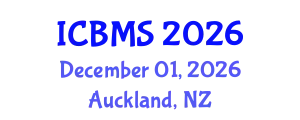 International Conference on Biology and Medical Sciences (ICBMS) December 01, 2026 - Auckland, New Zealand