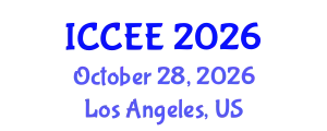 International Conference on Civil and Environmental Engineering (ICCEE) October 28, 2026 - Los Angeles, United States