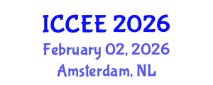 International Conference on Civil and Environmental Engineering (ICCEE) February 02, 2026 - Amsterdam, Netherlands