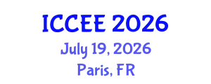 International Conference on Civil and Environmental Engineering (ICCEE) July 19, 2026 - Paris, France