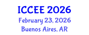 International Conference on Civil and Environmental Engineering (ICCEE) February 23, 2026 - Buenos Aires, Argentina