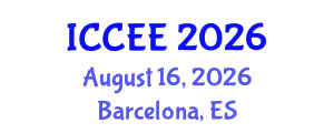 International Conference on Civil and Environmental Engineering (ICCEE) August 16, 2026 - Barcelona, Spain