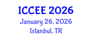 International Conference on Civil and Environmental Engineering (ICCEE) January 26, 2026 - Istanbul, Turkey