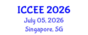 International Conference on Civil and Environmental Engineering (ICCEE) July 05, 2026 - Singapore, Singapore