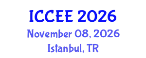 International Conference on Civil and Environmental Engineering (ICCEE) November 08, 2026 - Istanbul, Turkey