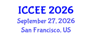 International Conference on Civil and Environmental Engineering (ICCEE) September 27, 2026 - San Francisco, United States