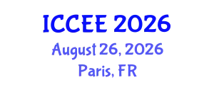 International Conference on Civil and Environmental Engineering (ICCEE) August 26, 2026 - Paris, France