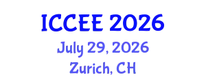 International Conference on Civil and Environmental Engineering (ICCEE) July 29, 2026 - Zurich, Switzerland