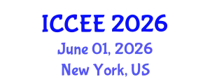 International Conference on Civil and Environmental Engineering (ICCEE) June 01, 2026 - New York, United States