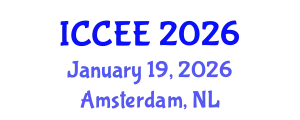 International Conference on Civil and Environmental Engineering (ICCEE) January 19, 2026 - Amsterdam, Netherlands