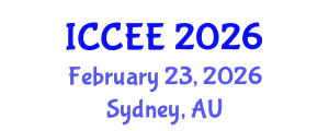 International Conference on Civil and Environmental Engineering (ICCEE) February 23, 2026 - Sydney, Australia