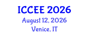 International Conference on Civil and Environmental Engineering (ICCEE) August 12, 2026 - Venice, Italy