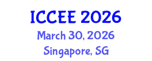 International Conference on Civil and Environmental Engineering (ICCEE) March 30, 2026 - Singapore, Singapore