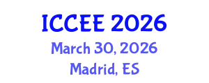 International Conference on Civil and Environmental Engineering (ICCEE) March 30, 2026 - Madrid, Spain