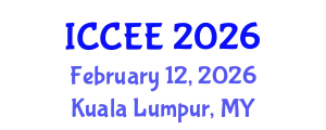 International Conference on Civil and Environmental Engineering (ICCEE) February 12, 2026 - Kuala Lumpur, Malaysia