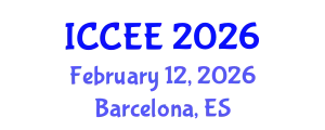 International Conference on Civil and Environmental Engineering (ICCEE) February 12, 2026 - Barcelona, Spain
