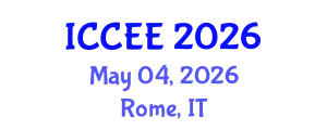 International Conference on Civil and Environmental Engineering (ICCEE) May 04, 2026 - Rome, Italy
