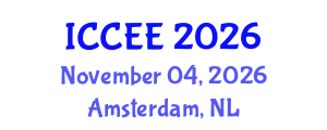 International Conference on Civil and Environmental Engineering (ICCEE) November 04, 2026 - Amsterdam, Netherlands